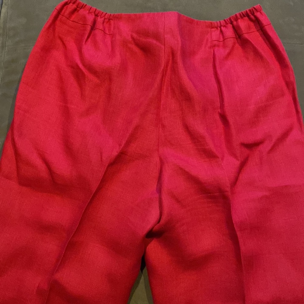 Talbots Irish Linen Wide Leg Crops - Picture 3 of 6